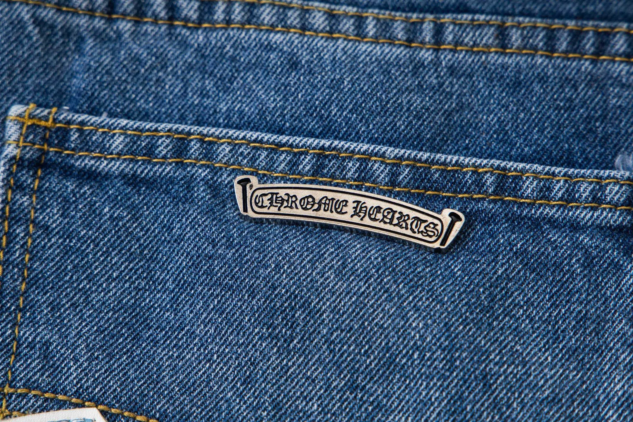 Chrome Hearts Light Blue ch ， ！！ Premium ， ， ， zp ， Breathable ， ， ， ！ up！ ： # ：Blue Size：28 30 32 34